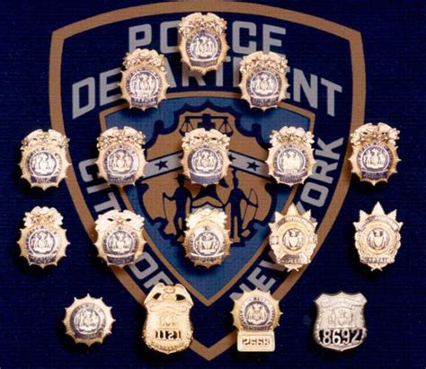 Nypd ranks, Nypd, Police badge