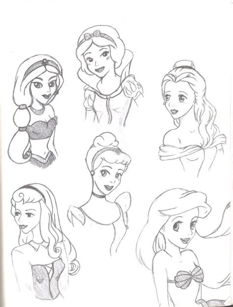 Disney Princesses | Disney princess drawings, Princess drawings ...