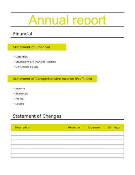 49 Free Annual Report Templates [LLC, Nonprofit..] ᐅ TemplateLab