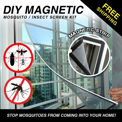 Buy DIY Magnetic Mosquito / Insect Screen Kit window netting mosquito ...