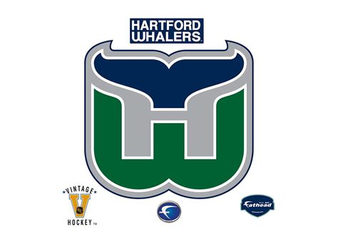 Hartford Whalers Vintage Logo Wall Decal | Shop Fathead® for Carolina ...