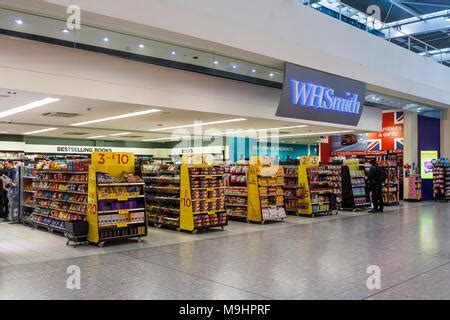 W.H.Smith shop at Terminal 5, Heathrow Airport. London Borough of Stock ...