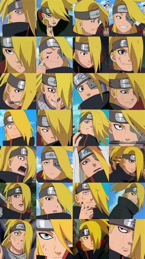 Deidara / Дейдара | Милые рисунки, Наруто, Мультипликационные иллютрации