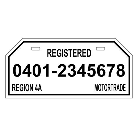 Lto Temporary Plate Number For Motorcycle Template Philippines ...