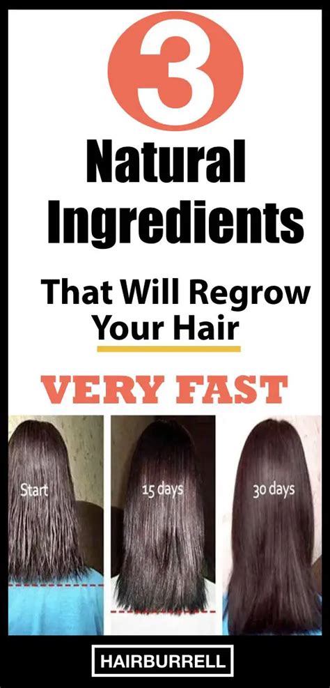 3 Natural Ingredients for Hair Growth And Thickness To Try