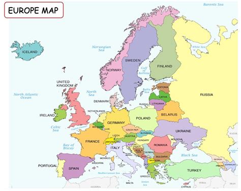 Europe Map Countries Seterra