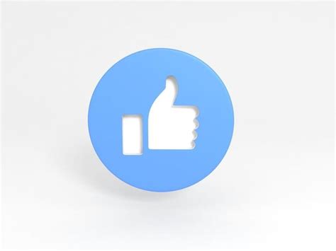 Facebook Like Button free 3D model | CGTrader