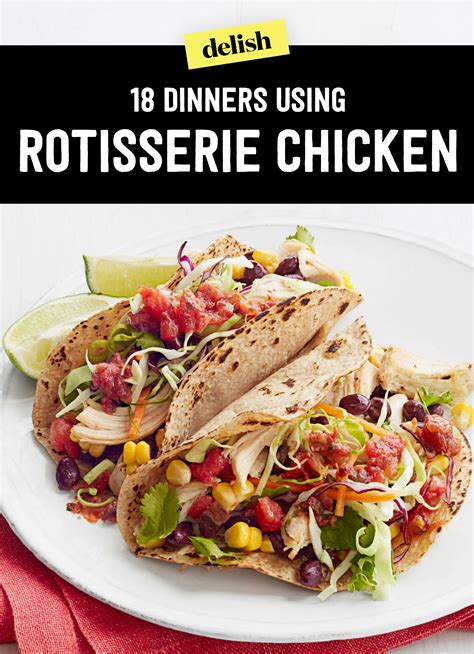 25+ Shortcut Dinners To Make With A Rotisserie Chicken | Rotisserie ...