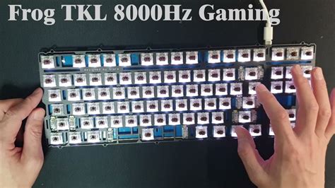 GeonWorks Frog TKL Build Gaming 8000Hz Polling Rate & 0.15mSec Response ...