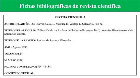 Ejemplo De Una Ficha Bibliografica De Una Revista - heartfeltblurbs ...