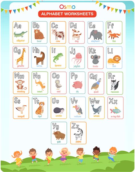 Alphabet Worksheets - The alphabet worksheets and online activities ...