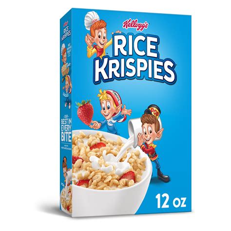 Kellogg's Rice Krispies Breakfast Cereal, Kids Snacks, Baking ...