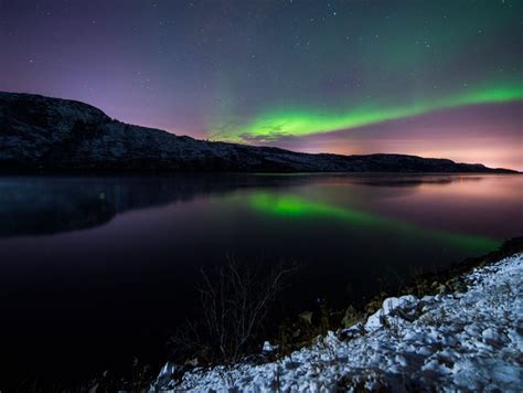 The Aurora Borealis or Northern Lights in Norway