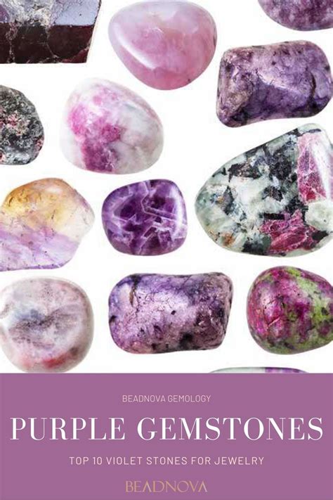 Purple Crystals List: Names, Meaning, Healing, and Uses - Beadnova ...