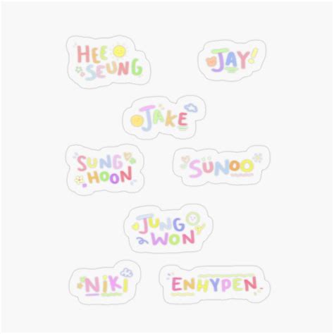 Enhypen 100pcs Set Stickers Stickers, Labels & Tags Paper etna.com.pe