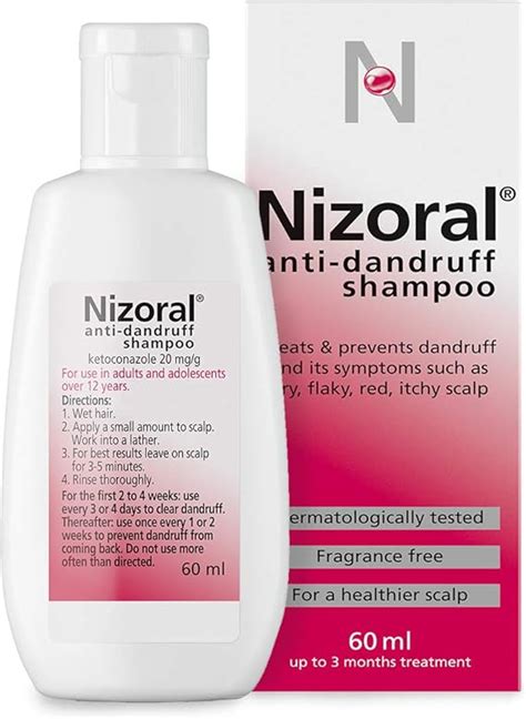 Nizoral Anti Dandruff Shampoo, Perfect for Dry Flaky and Itchy Scalp ...