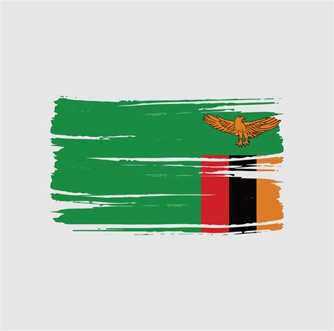 Zambia Flag Brush. National Flag 6316338 Vector Art at Vecteezy