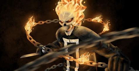 Wallpaper fire, chain, ghost rider, marvel, superhero desktop wallpaper ...