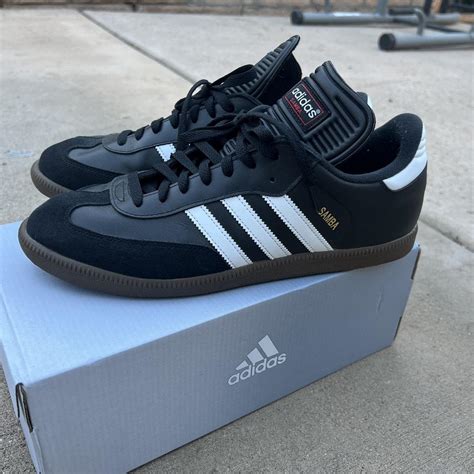 Black adidas samba Brand new only worn once Minimal... - Depop