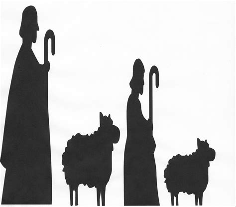 Nativity silhouette free nativity scene pictures clipart - WikiClipArt