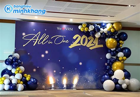 30+ Mẫu Backdrop Year End Party 2025 Đẹp - Tải Free | Bảng Hiệu Minh Khang