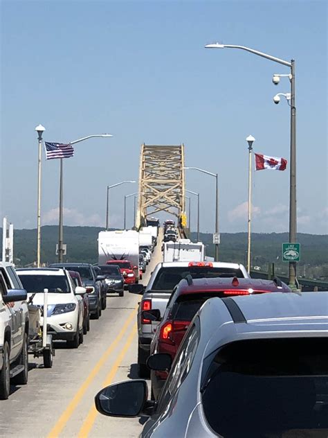 The Sault Ste. Marie International Bridge - Lake Superior Circle Tour