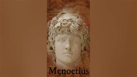 MENOETIUS - GREEK TITAN OF VIOLENT RAGE #shorts - YouTube