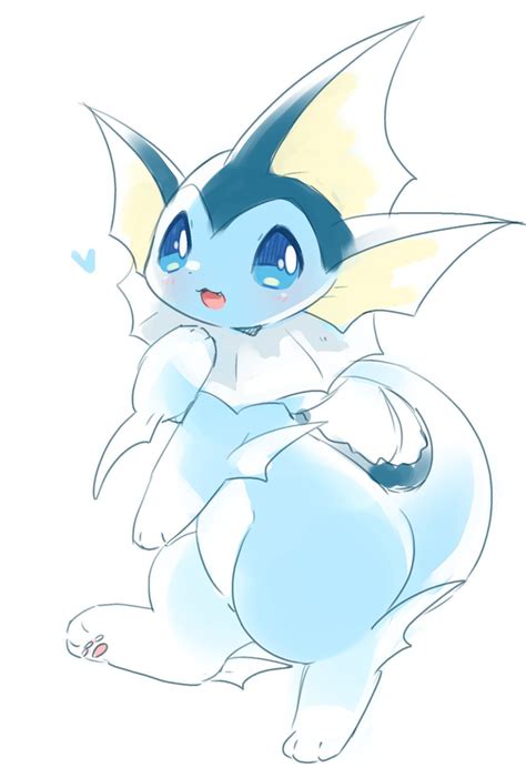 Vaporeon BY @_whitelate Twitter | Cute pokemon wallpaper, Pokemon ...