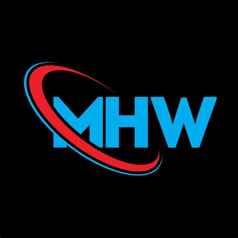 MHW logo. MHW letter. MHW letter logo design. Initials MHW logo linked ...