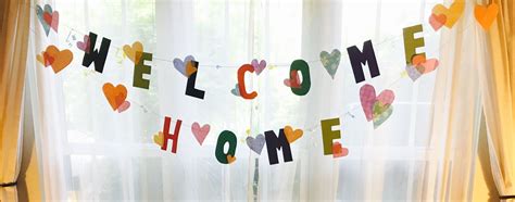 Welcome home banner | Welcome home banners, Diy banner, Banner drawing