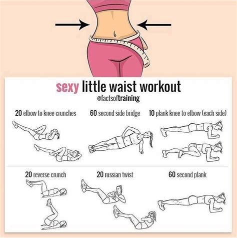 Pin by Carie Evans on Work out!!!!! | Small waist workout, Little waist ...