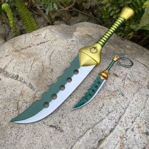 Meliodas Demon Sword Lostvayne Metal Replica Hand Made Curved ...