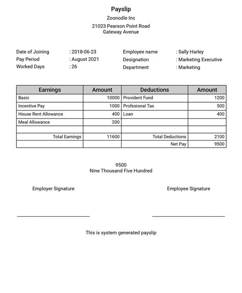 payslip template malaysia 2018 - Luke Mackay