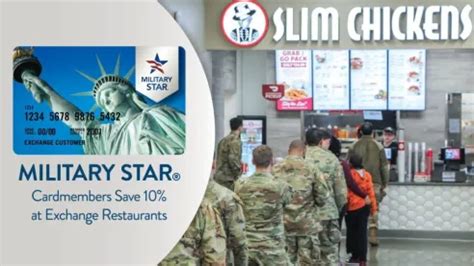 Your Military Star® Card Saves You 10% At Exchange Restaurants