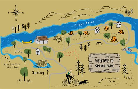 SPRING PARK MAP on Behance