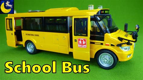 Diecast & Toy Vehicles Pull Back Vehicles Mallya 9" Yellow School Bus ...