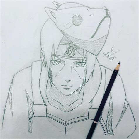 My Itachi Uchiha drawing : r/Naruto