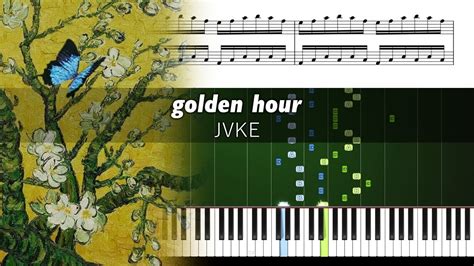 JVKE - golden hour - ACCURATE Piano Tutorial + SHEETS - YouTube