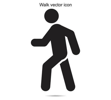 Walk vector icon, vector illustration. 27307366 Vector Art at Vecteezy