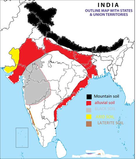 Arid Soil In India Map