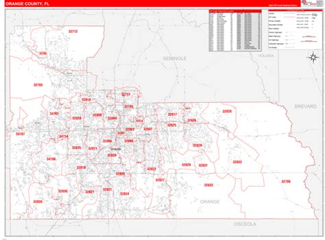 Orange County Zip Code Map Florida - Bank2home.com