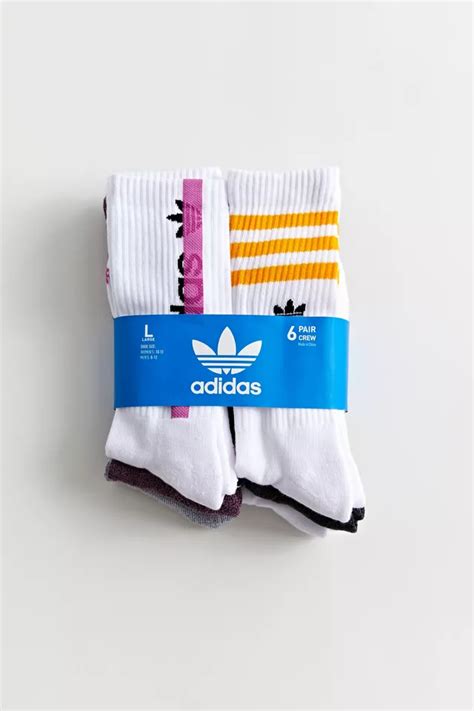 adidas Originals Logo Sock 6-Pack | Urban Outfitters