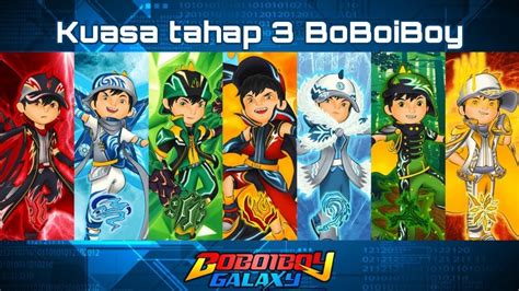 BOBOIBOY GALAXY FUSION KUASA TAHAP 3 BOBOIBOY KRISTAL, VOLTRA, BELIUNG ...