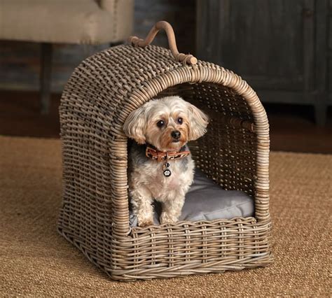 Canopy Pet Bed | Pet bed, Dog pet beds, Wicker dog bed