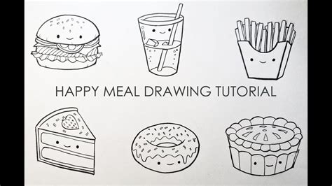 How to draw Happy Meal! - YouTube