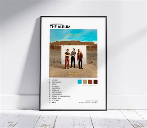 THE ALBUM Jonas Brothers Album Cover Selfmade Poster Music Album Cover ...