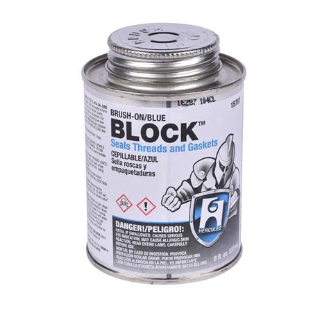 Hercules Block 8 oz. Gasket and Pipe Thread Sealant 157072 - The Home Depot