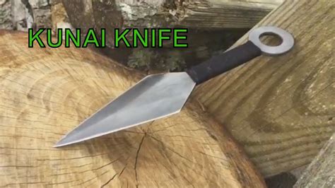 Making a Kunai Throwing Knife (Naruto) - YouTube