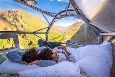 Natura Vive Skylodge Adventure Suites in Peru Hang High on a Cliff