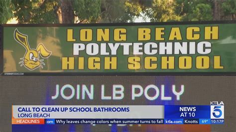 Students at high school in Long Beach say campus bathrooms a "disaster ...